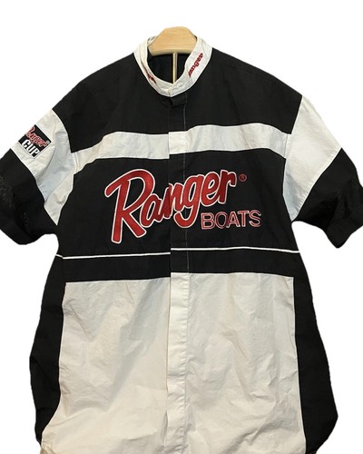 Ranger Boats The Game Fishing Tournament Button Down Shirt Mens L Vented