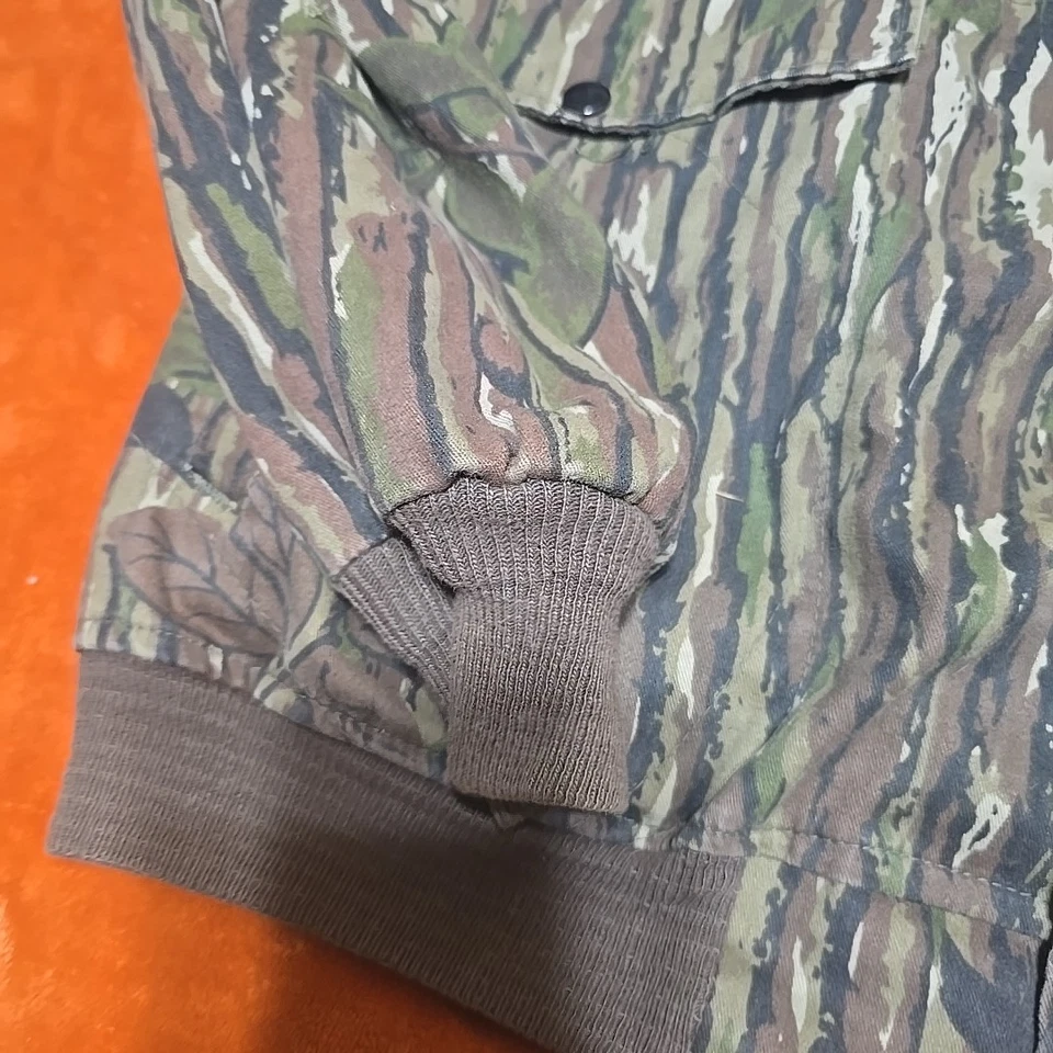 Vintage Spartan Real Tree Camo Hunting Bomber Jacket XL CamoGloves And Camo Mask - Image 4 of 4