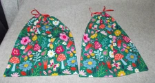 Floral Makeup Multi Purpose Travel School Snack Stocking Stuffer Gift Pouch Bags