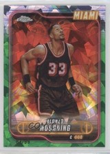 2024-25 Topps Chrome Sapphire Edition Green /99 Alonzo Mourning #9 HOF 7y2