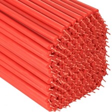 3800g (około 200 szt.) świece ołtarzowe czerwone sadza bez kropli świece wielkanocne dł.: 28cm 36325