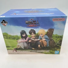 Attack on Titan Earthquake Eren Mikasa Armin Figure Ichiban Kuji A Prize