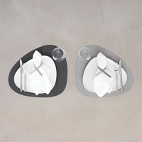 Lind Dna Tischset Curve Wendbar Anthrazit/Hellgrau 9828559