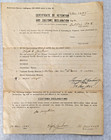 Vintage Bronze Monkey Statue WWII GI Bring Back 1945 Customs Paper Desk Sculptur — photo 2