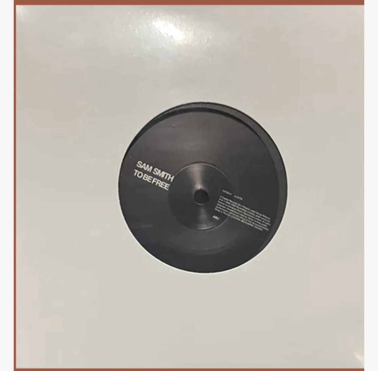 New Sam Smith To Be Free / Love Is A Stillness 7” vinyl Single 1000 Made+FREE CD