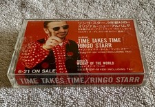 RINGO STARR "TIME TAKES TIME" ULTRA-RARE 1992 JAPANESE PROMO ADVANCE CASSETTE!!! RINGO STARR "TIME TAKES TIME" ULTRA-RARE 1992 JAPANESE PROMO ADVANCE CASSETTE!!!