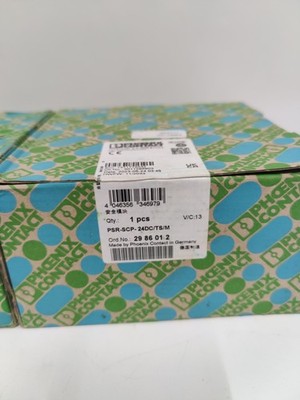 PHOENIX CONTACT PSR-TRISAFE-M PSR-SCP-24DC/TS/M SAFETY RELAY 