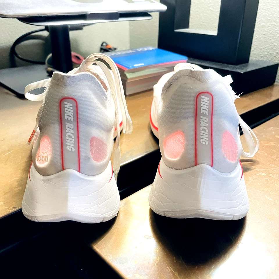 NIKE Zapatos ZOOM Fly SP Blanco Vela Brillante Carmesí Talla US 8 EUR 39 aj8229-106 Foto 4 de 4