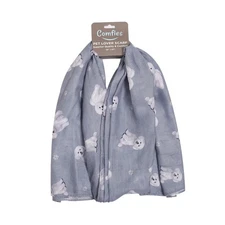 Bischon Frise Dog Lover Scarf - All-year-round scarf- Lightweight material, 67"