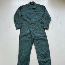 Vintage Coveralls Men L Herringbone Carpenter Utility Work Apparel Mechanic