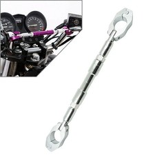 22mm/7/8"Motorcycle Handlebar Balance Cross Bar Strengthen Lever w/Wrench Silver