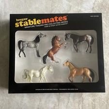 Breyer Stablemates 2024 Vintage Collectors Club Set of 5 – NIB Indian Pony, TWH+