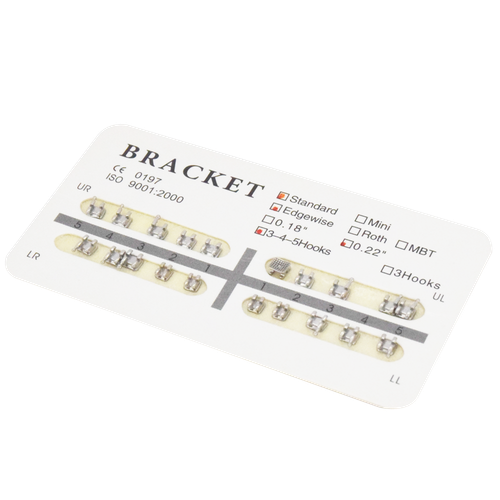 Dental Bracket Ultradünner Monoblock MIM Edgewise ROTH MBT 022 018 345 Haken - Bild 16 von 48
