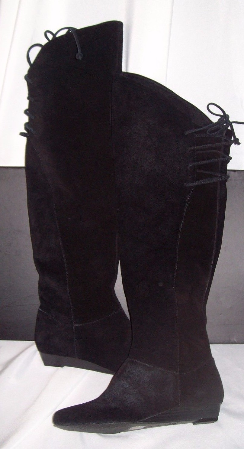 INC International Concepts Gre 5.5 NEU Damenschuhe Suede Lace Knee High Stiefel INC International Concepts Gre High 5.5 NEU Damenschuhe Suede Lace Knee High Gre Stiefel 094cb8
