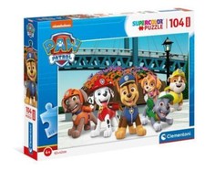 Puzzle maxi 104 elementy. Super color. Psi Patrol