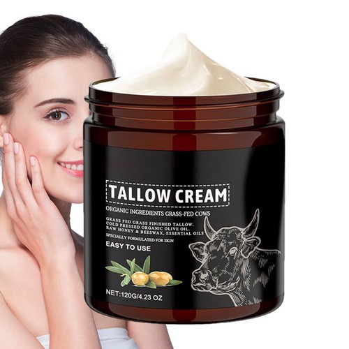 Tallow Balm Beef Tallow Skin Care Moisturizing Cream 120g Grass Fed Organic Beef - Picture 6 of 12