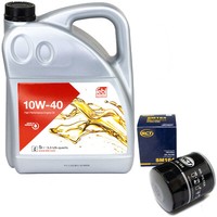 MotoröL Set 10W-40 5 Liter + ÖLfilter FüR Land Rover Freelander MG Rover 25 45
