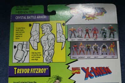 X-Men: Trevor Fitzroy with Battle Armor Action by Toy Biz 1993