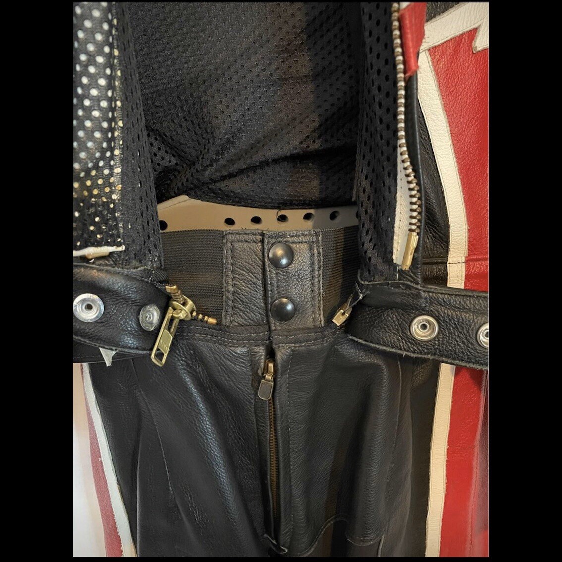 Z Leathers USA- Motorcycle Full Race Leathers 2 Piece Zip