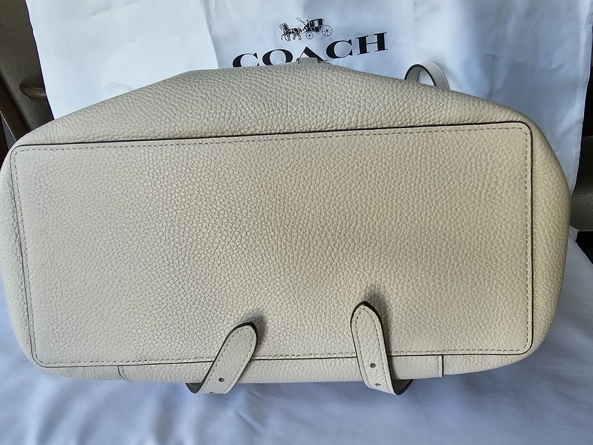 coach evie backpack – UrbanaWay Coach Evie Polished Pebble Leather