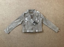 Blanknyc Suede Motorbike Jacket Brey In Womans Size M Brand New(marked)