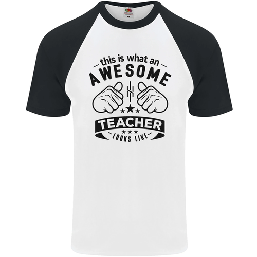 Increíble Camiseta De Béisbol De Hombre S/S Con Diseño Divertido De Maestro - Imagen 14 de 50