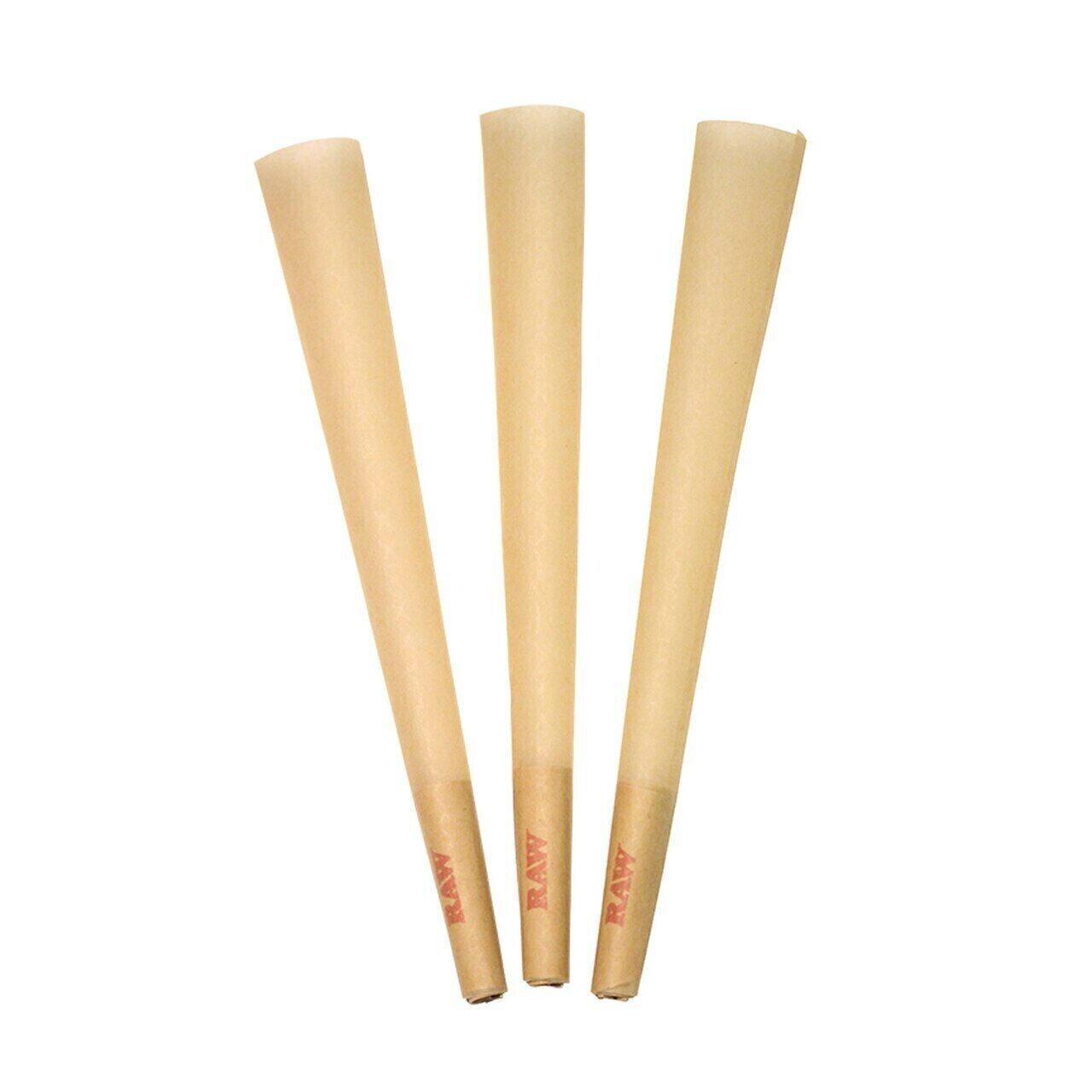 AUTHENTIC RAW Classic Cone  1 1/4 Size 100 Pre Rolled Cones Rolling Paper