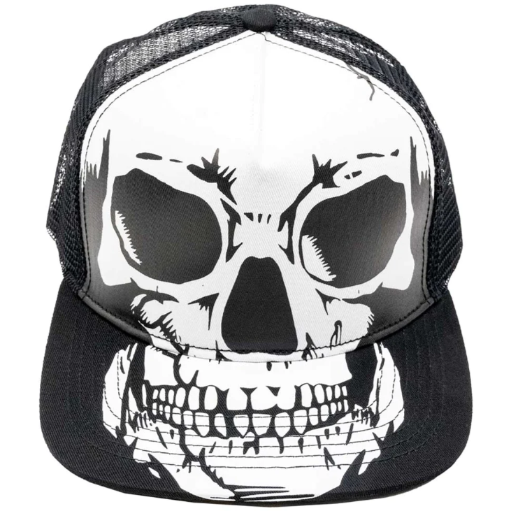 トップス custom culture skull cut&so archive Kreepsville 666 Goth Baseball Trucker Hat Cap Halloween Skull Bat