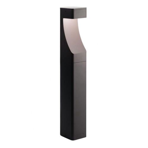 1 light Tetured Bollard - with Contemporary inspirations - 27 inches tall by 4