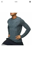 UNDER ARMOUR Threadborne Seamless Long Sleeve Shirt Sz 3XL Graphite Gray $49.99