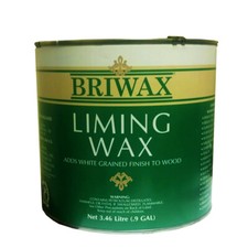 Briwax Liming Wax Adds White Grained Finish to Wood, 3.5 Litre