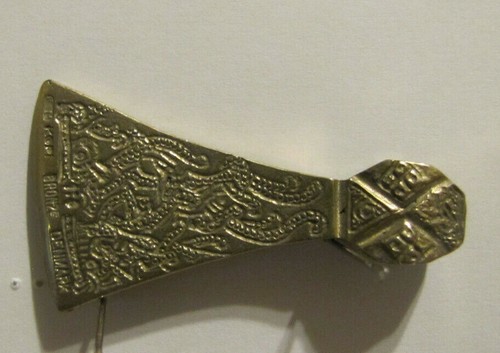 Vintage KOPI Bronze Denmark Smykker Museum Viking Axe Head Miniature