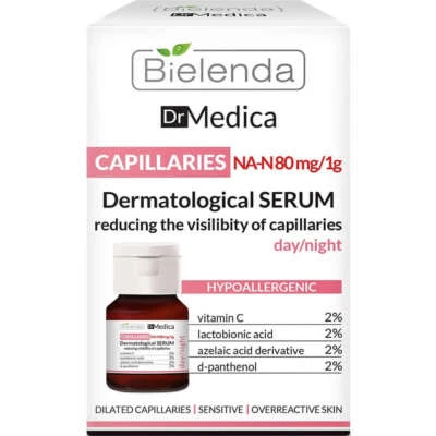 Bielenda Dr Medica Capillaries Dermatological Face Serum Reducing Skin Redness