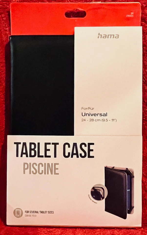 Hama Universal Tablet Case Piscine Universal für 9,5 – 11 Zoll (24-28cm) Schwarz