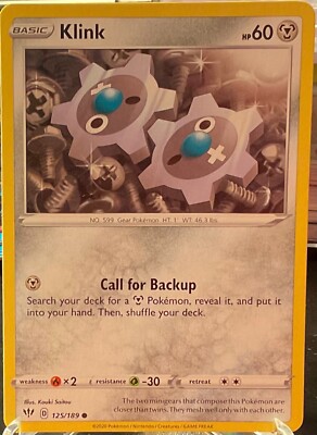 klink pokemon card Pokemon Steam Siege Klink #71