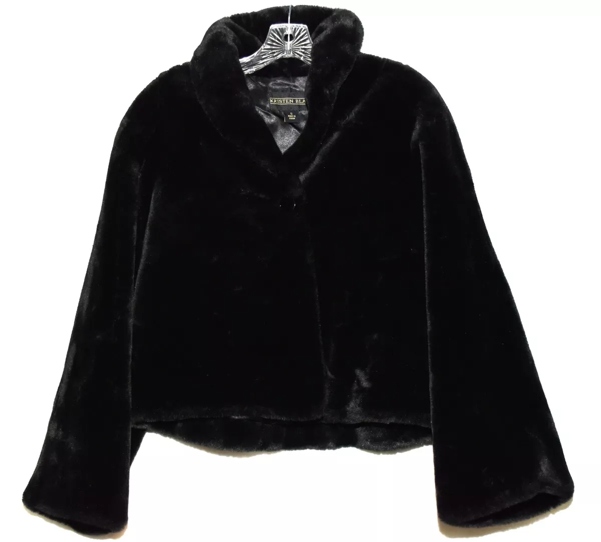 Kristen blake faux clearance fur jacket black