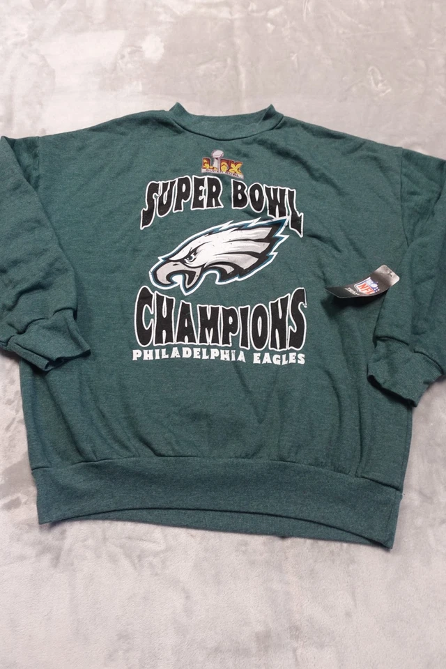 Suéter Philadelphia Eagles Super Bowl Champions Talla Grande Nuevo con Etiquetas Majestic Threads Foto 2 de 4