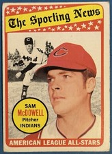 1969 Topps #435  Sam McDowell Cleveland Indians