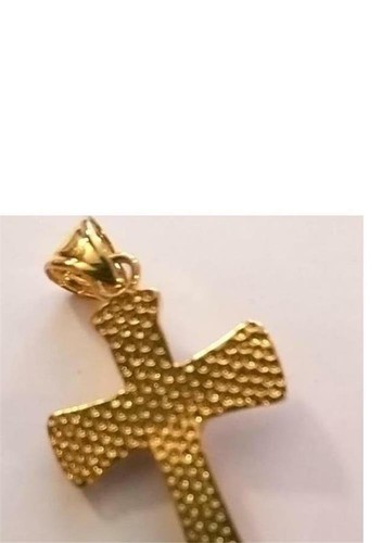 4.5 cm Gold Tone Crucifix Cross Elegant Well Made Christian Gift for Faithful - Picture 2 of 2