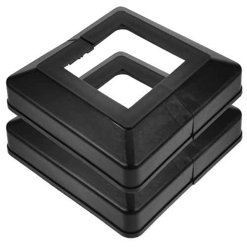 2 Pcs Dekorative Abdeckung Aus Vierkantrohr Säule Wraps Korridore Pfostenkappe - Bild 10 von 12