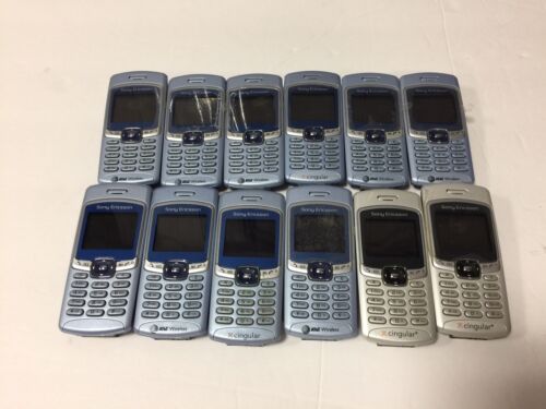 lot of 12 Sony Ericsson t226 handset AT&T Sold as IS no Returns - Picture 1 of 4