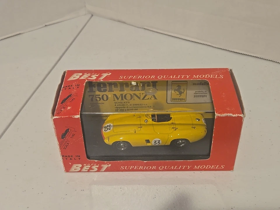 Mejor Modelo Escala 1/43 - Ferrari 750 Monza SPA 55 - Hecho en Italia #9049 Foto 2 de 4