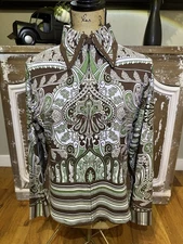 Ladies Medium Elegant Show Styles Western Rail Shirt