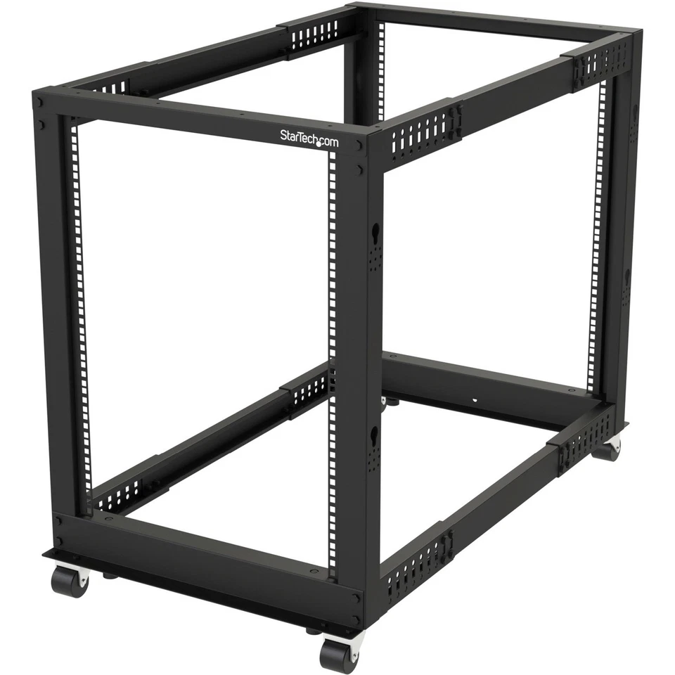 StarTech 15U 19 Open Frame Server Rack - 4 Post (4postrack15u) - Image 2 of 4