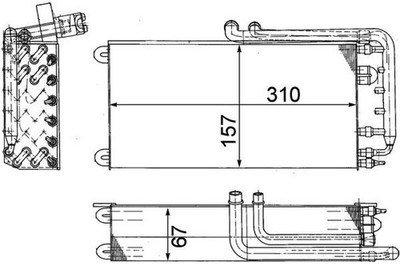 Verdampfer Klimaanlage PREMIUM LINE MAHLE AE 45 000P für 993 PORSCHE 964 911 GT2