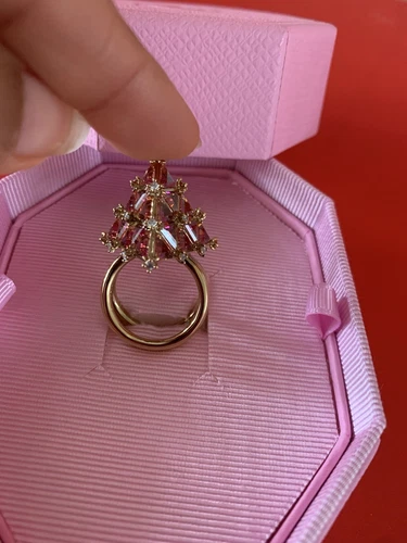 Swarovski Pyramid Curiosa Cocktail Ring  Size 55 BRAND NEW + Gift bag?❤️