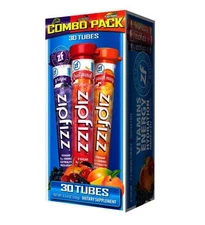 Zipfizz Healthy Energy Drink Mix Variety Pack 30 Tubes Sugar Free Hydration