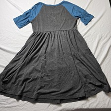 Torrid women's skater dress gray blue size 1