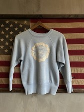 1950s 60s Champion Running Man Sweatshirt Tift College Georgia Medium