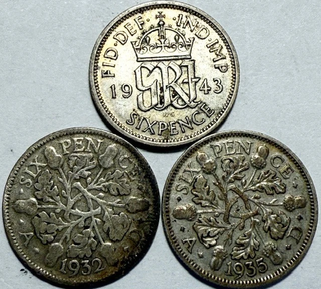 Silver 1932 Year UK Sixpences for sale | eBay